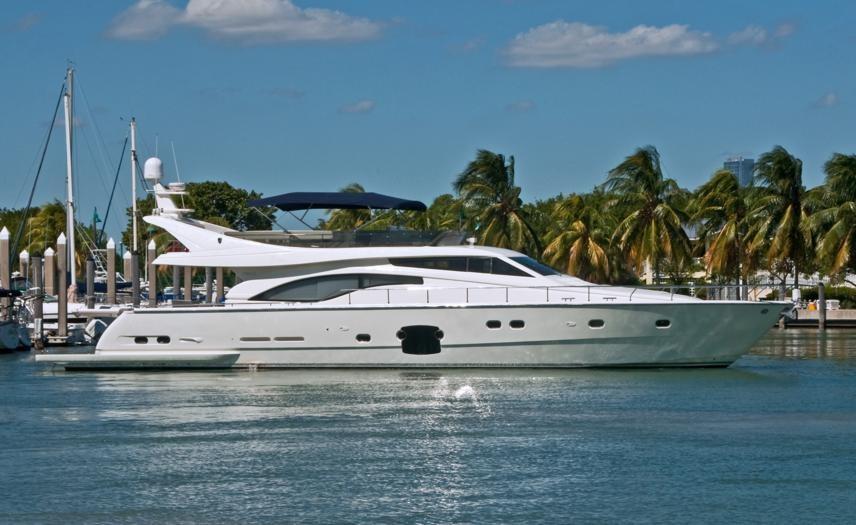 Yacht For Sale 76 Ferretti Yachts Miami Fl Denison Yacht Sales
